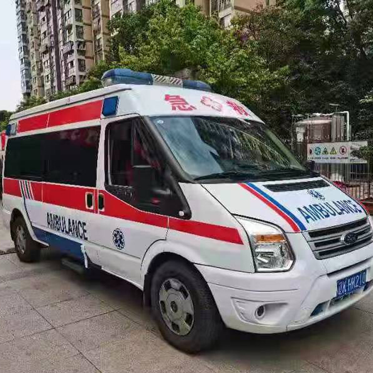 洛川长途救护车护送病人返乡